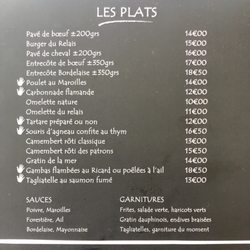 Le Relais de Beaulieu - Les plats