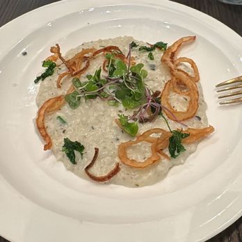 Gordon Ramsay Hell's Kitchen - Truffle risotto with (not so) crispy onions - New American Near Me - Miami, Florida