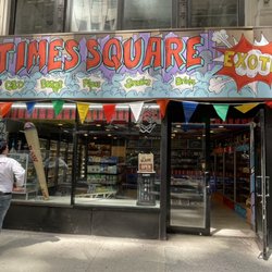 Smoke Shop Exotic - Times Square exotic front the store and smoke shop
