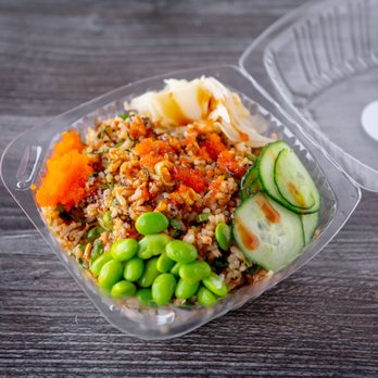 Poke Rainbow - Salmon rice - Poke Near Me - Van Nuys, California