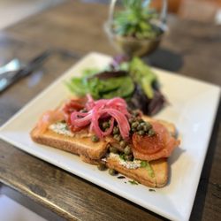Culinary Hub of Providence - Smoked Salmon Toast