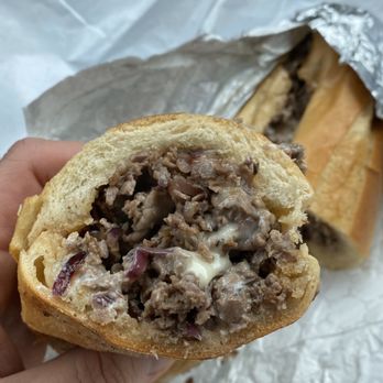 Green Street Deli and Cafe - Long view Philly Cheese Steak with American, Mayo, Sautéed/Caramelized Red Onions, and Extra Meat. Amazing! - Sandwiches Near Me - Hudson, New York Green Street Deli and Cafe - Long view Philly Cheese Steak with American, Mayo, Sautéed/Caramelized Red Onions, and Extra Meat. Amazing! - Sandwiches Near Me - Hudson, New York