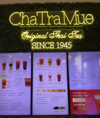 Menu photo 4 ChaTraMue Original Thai Tea Rosemead, CA