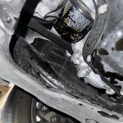 Toyota Place - Over torqued oil filter