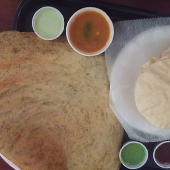 Udupi Bhavan - Giant dosa! Palak masala dosa I think. - Indian Near Me - Middletown, Connecticut Udupi Bhavan - Giant dosa! Palak masala dosa I think. - Indian Near Me - Middletown, Connecticut