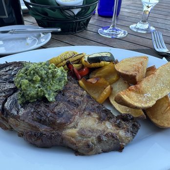 Black Bass Hotel - Ribeye with chimichurri - Hotels Near Me - Lumberville, Pennsylvania