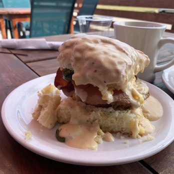 Maverick Biscuit - Kat's chicken breast & jalapeño biscuit - Comfort Food Near Me - Taylors, South Carolina Maverick Biscuit - Kat's chicken breast & jalapeño biscuit - Comfort Food Near Me - Taylors, South Carolina