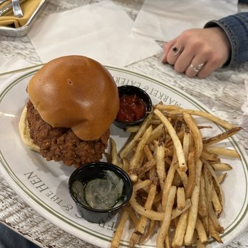 Frog & the Hen - Nashville Hot chicken sandwich - Southern Near Me - Augusta, Georgia