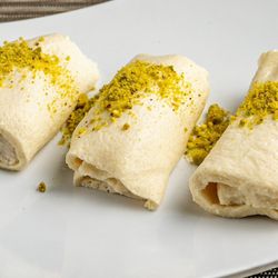 Raouche Cafe - Our signature dessert, Halawet Eljibn