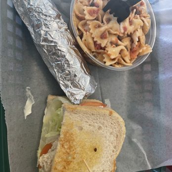 O'Briens Deli - Half Pickle Mediterranean Pasta Salad 1/2 Sandwich - Delis Near Me - Winston Salem, North Carolina O'Briens Deli - Half Pickle Mediterranean Pasta Salad 1/2 Sandwich - Delis Near Me - Winston Salem, North Carolina