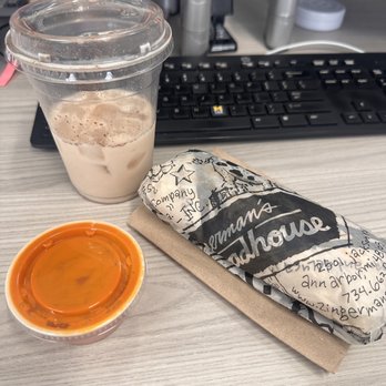 Zingerman's Roadhouse - $18+ for breakfast from the Roadshow. Breakfast burrito and tall horchata - American Near Me - Ann Arbor, Michigan Zingerman's Roadhouse - $18+ for breakfast from the Roadshow. Breakfast burrito and tall horchata - American Near Me - Ann Arbor, Michigan