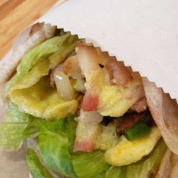 Liang Crispy Roll - Bacon & egg - yummy!! - Juice Bars & Smoothies Near Me - Rowland Heights, California Liang Crispy Roll - Bacon & egg - yummy!! - Juice Bars & Smoothies Near Me - Rowland Heights, California