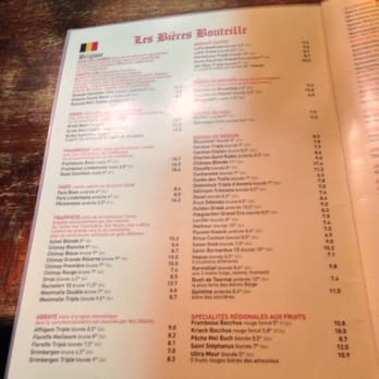 La Gueuze - Carte 1 - French Near Me - Paris, 75