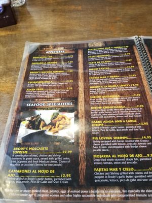 Menu photo 2 Brody's Mexican Restaurant Cedar City, UT Menu photo 2 Brody's Mexican Restaurant Cedar City, UT