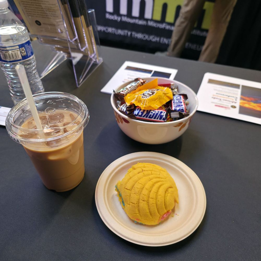 Migas Coffee - Concha & the Barista baddie drink (latte with lavender and brown sugar syrup **I think*) - Coffee & Tea Near Me - Denver, Colorado Migas Coffee - Concha & the Barista baddie drink (latte with lavender and brown sugar syrup **I think*) - Coffee & Tea Near Me - Denver, Colorado