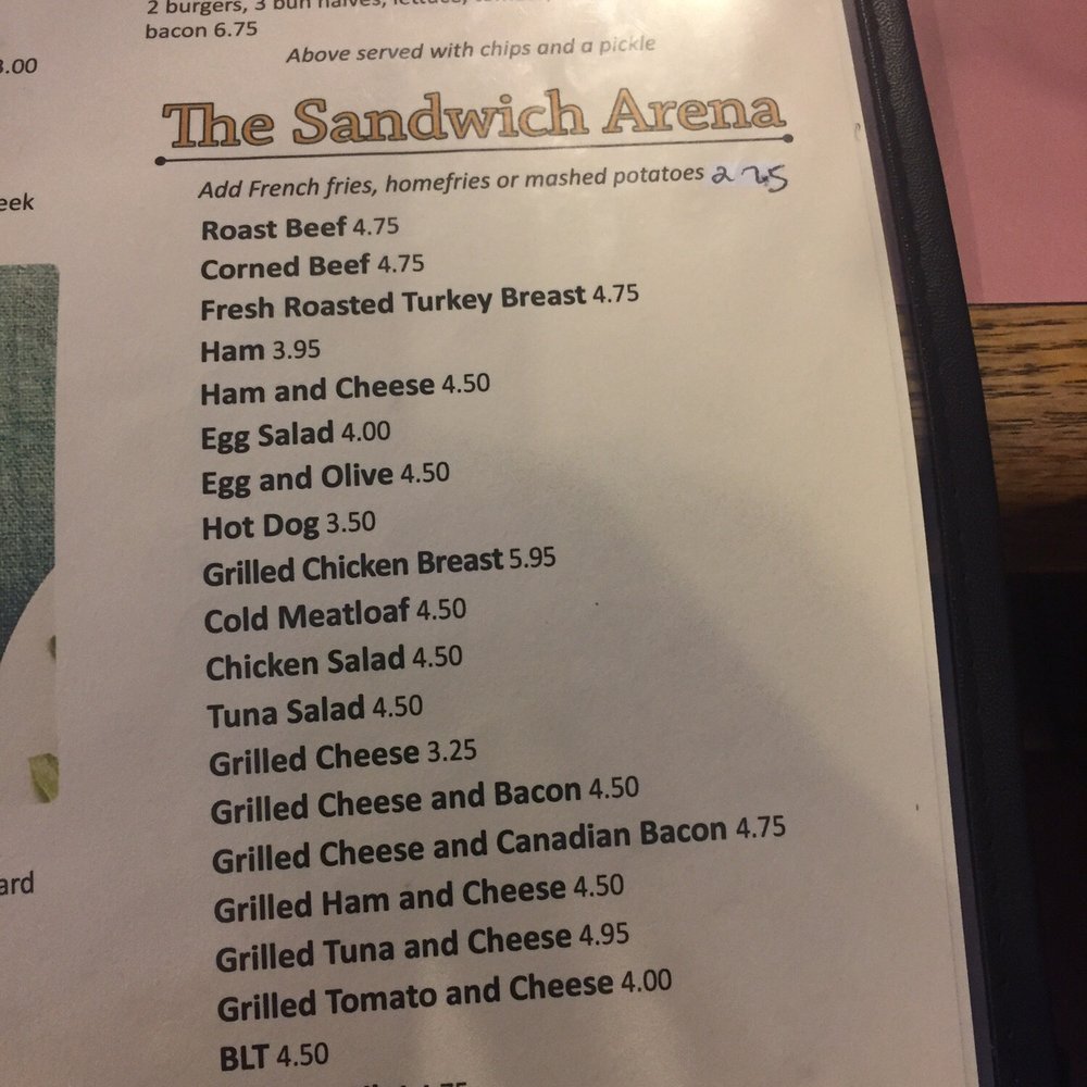 Golden Boys - That's a big list of sandwiches right there - Breakfast & Brunch Near Me - Webster, New York
