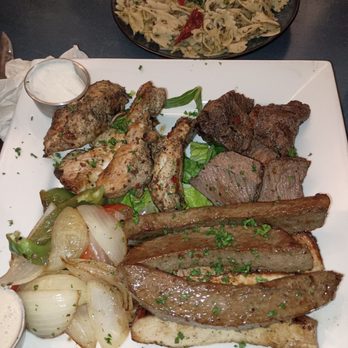 The Bistro Grill - Grill plate. Gyro meat,  chicken and beef kebabs. - French Near Me - Dallas, Georgia