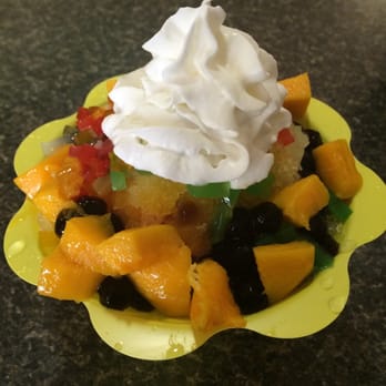 Paradise Smoothie - Strawberry ice cream with mango flavored shaved ice, condensed milk, fresh mango, dark colored tapioca balls, and whipped cream. - Juice Bars & Smoothies Near Me - Baton Rouge, Louisiana Paradise Smoothie - Strawberry ice cream with mango flavored shaved ice, condensed milk, fresh mango, dark colored tapioca balls, and whipped cream. - Juice Bars & Smoothies Near Me - Baton Rouge, Louisiana