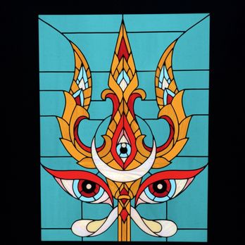 FloridaRAMA - Beautiful stained glass inside one of the themed rooms. - Venues & Event Spaces Near Me - St Petersburg, Florida