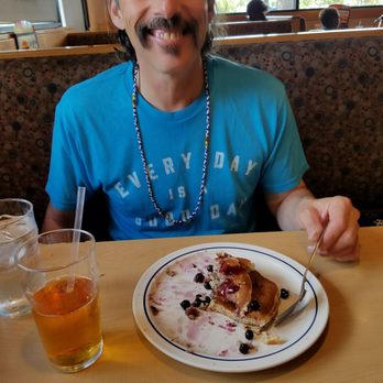 IHOP - My bf enjoying is healthy pancakes and sweet tea!! - Burgers Near Me - TAMPA, Florida IHOP - My bf enjoying is healthy pancakes and sweet tea!! - Burgers Near Me - TAMPA, Florida