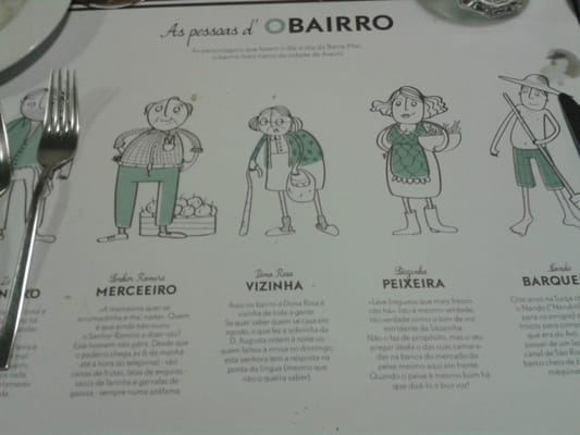 Menu photo 2 O Bairro Aveiro, 01