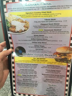 Menu photo 6 Happy Days Diner Pauls Valley, OK Menu photo 6 Happy Days Diner Pauls Valley, OK