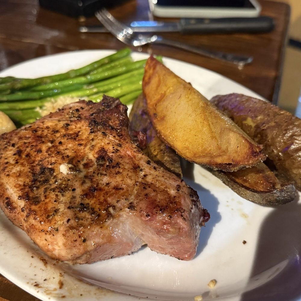 Indian Creek Steakhouse - Pork Chop is super delicious and cooked to perfection. - Steakhouses Near Me - Caldwell, Idaho Indian Creek Steakhouse - Pork Chop is super delicious and cooked to perfection. - Steakhouses Near Me - Caldwell, Idaho