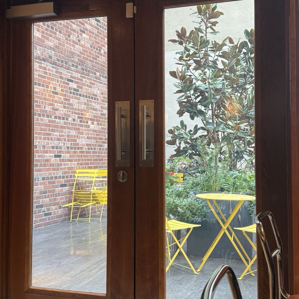 Patio glimpse