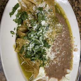 Chilaquiles delicious and spicy