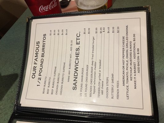 Menu photo 3 Handle Bar Kokomo, IN