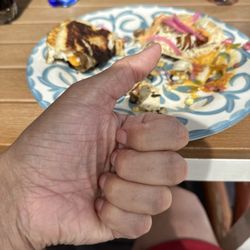 Coquette - My finger- thumbs up for this place