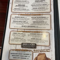 Golden Saddle BBQ Steakhouse - Menu