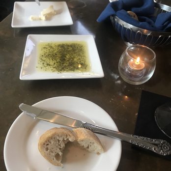 Nancettas Ristorante - Bread, pesto oil and butter - Italian Near Me - Pittsburgh, Pennsylvania