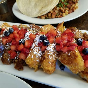 Blu Jam Cafe - Crunchy French toast! - Breakfast & Brunch Near Me - Sherman Oaks, California