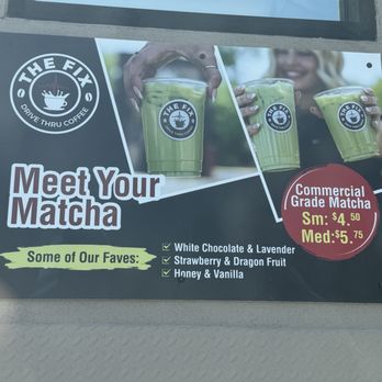 The Fix Drive Thru Coffee - They have matcha!! I still have to try - Coffee & Tea Near Me - Tempe, Arizona
