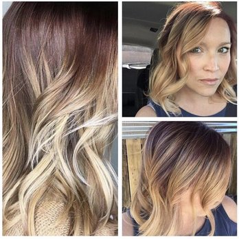 Hair Creations By Amanda Mae - Left is inspiration, right is the result - Hair Stylists Near Me - Henderson, Nevada Hair Creations By Amanda Mae - Left is inspiration, right is the result - Hair Stylists Near Me - Henderson, Nevada