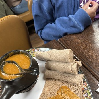 Enat Ethiopian Restaurant - Bozena Shiro (I was so excited we started eating before we snapped a pic) - Ethiopian Near Me - Charlotte, North Carolina Enat Ethiopian Restaurant - Bozena Shiro (I was so excited we started eating before we snapped a pic) - Ethiopian Near Me - Charlotte, North Carolina
