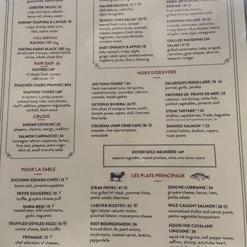 Toulouse Cafe and Bar - Dinner menu - French Near Me - Houston, Texas Toulouse Cafe and Bar - Dinner menu - French Near Me - Houston, Texas