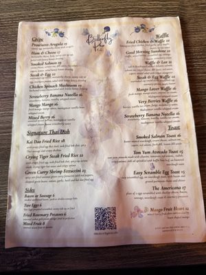 Menu photo 1 Butterfly Pea Cafe Los Angeles, CA Menu photo 1 Butterfly Pea Cafe Los Angeles, CA