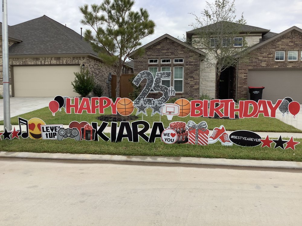 SIGN DREAMERS KATY Updated April 2024 Request a Quote Katy, Texas Party Equipment