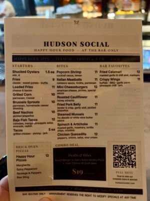 Menu photo 1 Hudson Social CT Stamford, CT Menu photo 1 Hudson Social CT Stamford, CT