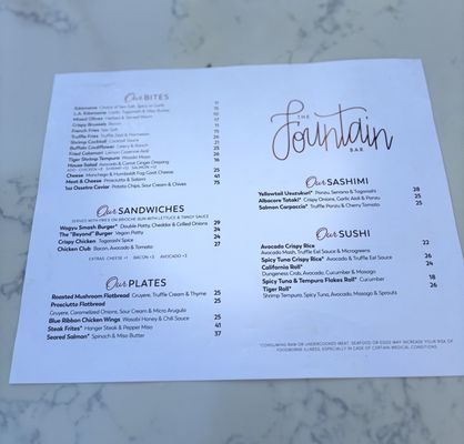 Menu photo 6 Fountain Bar Los Angeles, CA Menu photo 6 Fountain Bar Los Angeles, CA