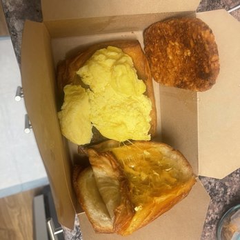 Buttered Up Bakery - Sausage Sausage & Egg Croissant Hash Browns - Bakeries Near Me - Mesa, Arizona Buttered Up Bakery - Sausage Sausage & Egg Croissant Hash Browns - Bakeries Near Me - Mesa, Arizona