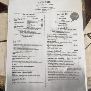 Cafe Brie - Sandwiches Near Me - Pompano Beach, Florida
