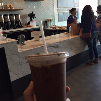 Holsem Coffee - Lavender latte with house made almond milk - Coffee & Tea Near Me - San Diego, California