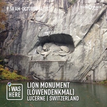 Löwendenkmal - 10/14/2016 - Landmarks & Historical Buildings Near Me - Lucerne, LU