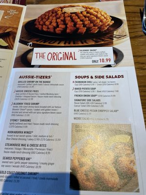 Menu photo 5 Outback Steakhouse Wappingers Falls, NY