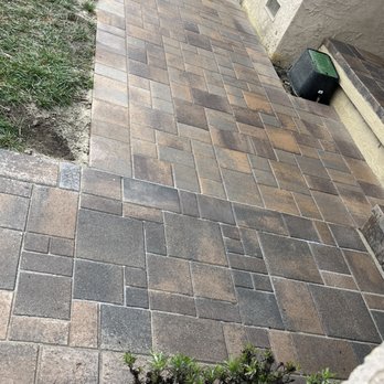 My Outdoor Builder - New pavers created a path along the front of the house - Masonry/Concrete Near Me - Anaheim, California My Outdoor Builder - New pavers created a path along the front of the house - Masonry/Concrete Near Me - Anaheim, California