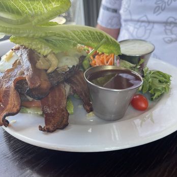 Wild Thyme Bistro - Big Sexy Burger, double patty, no bun - New American Near Me - Kanab, Utah