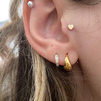 IRIS Studio - Tragus piercing, heart - Piercing Near Me - Grand Rapids, Michigan